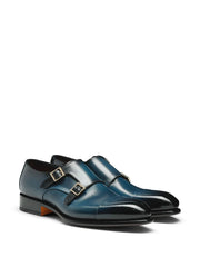 leather monk shoes