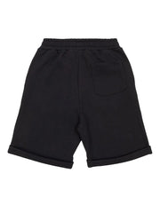embroidered-logo shorts
