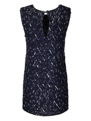 sequinned mini dress