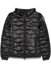 logo-patch puffer jacket