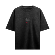 Myugen Nike Bitches Acid Wash Oversized T-Shirt Black