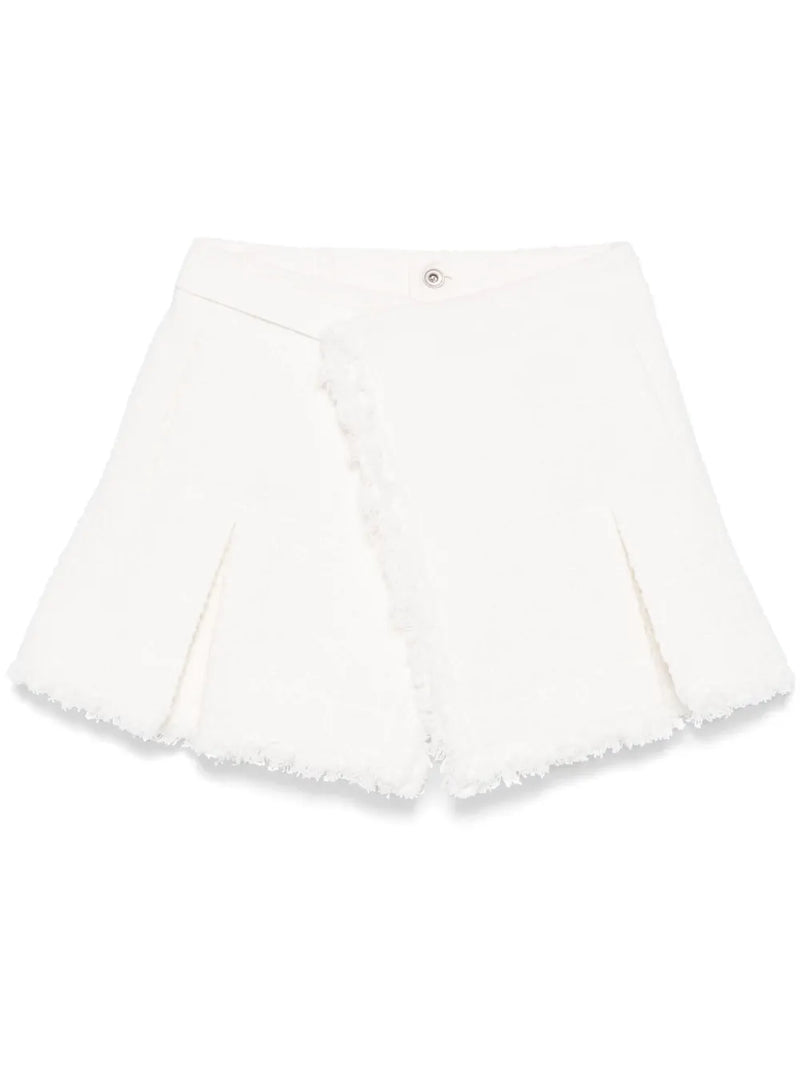 tweed skort