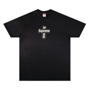 Supreme Cross Logo Black T-Shirt