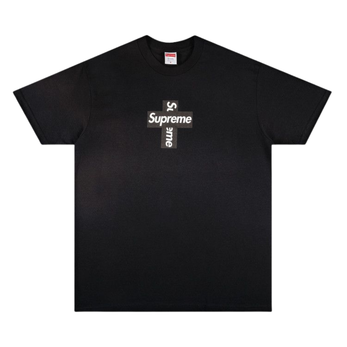 Supreme Cross Logo Black T-Shirt