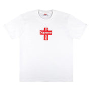 Supreme Cross Logo White T-Shirt