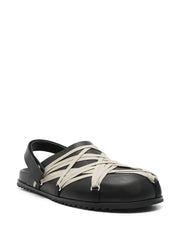Megalaced sandals