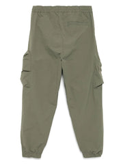 logo-embroidered cargo trousers