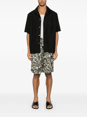 graphic-print Bermuda shorts