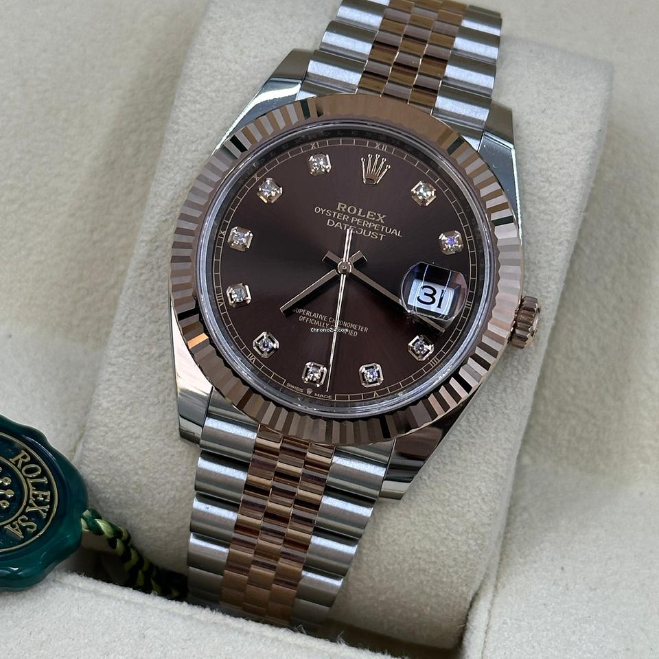 Rolex | Datejust | 126331 | Rose gold | 41 mm | Rose gold | Bronze | Automatic