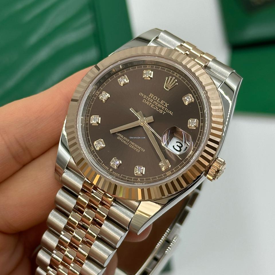 Rolex | Datejust | 126331 | Rose gold | 41 mm | Rose gold | Bronze | Automatic