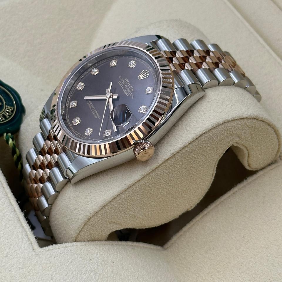 Rolex | Datejust | 126331 | Rose gold | 41 mm | Rose gold | Bronze | Automatic