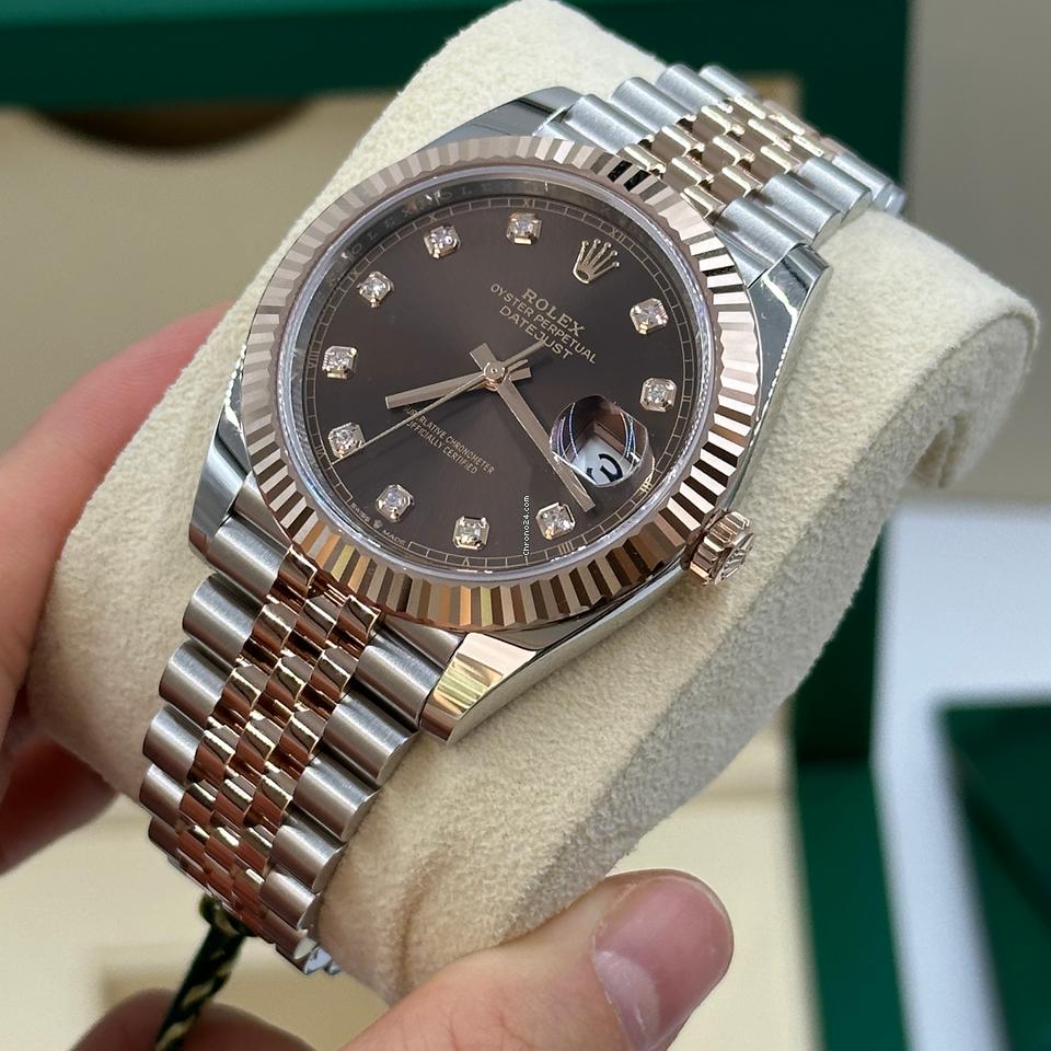 Rolex | Datejust | 126331 | Rose gold | 41 mm | Rose gold | Bronze | Automatic