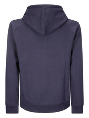 zip-up hooded jacket