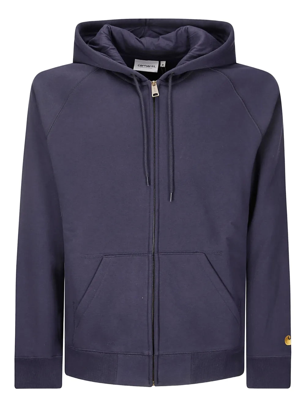 zip-up hooded jacket