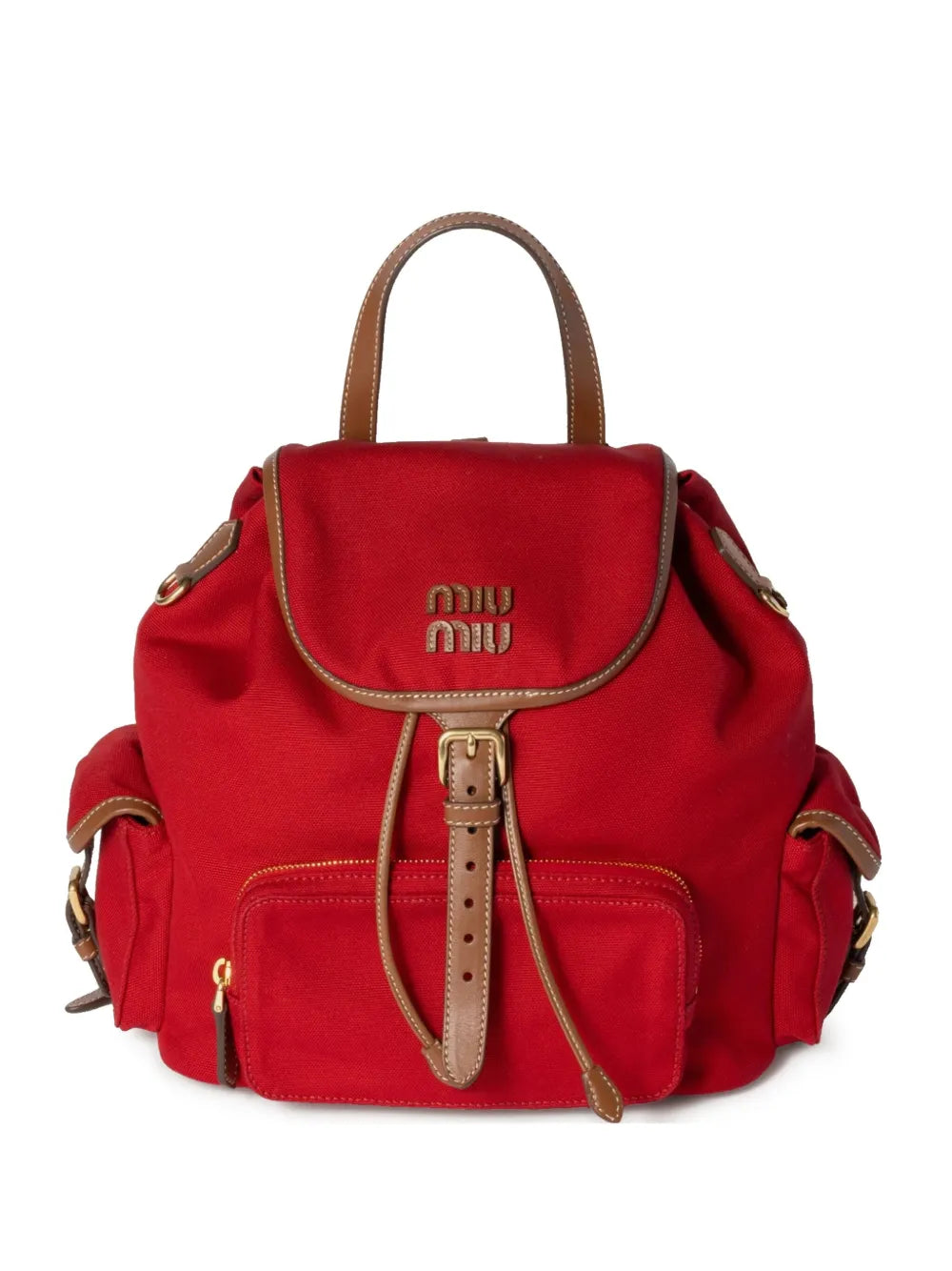 logo-lettering backpack
