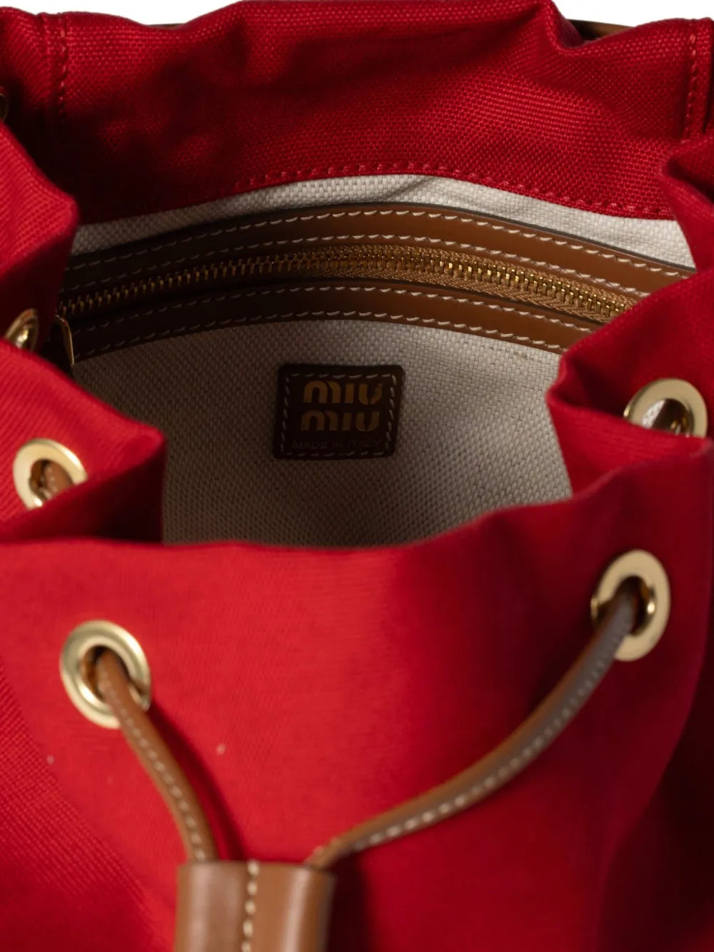 logo-lettering backpack