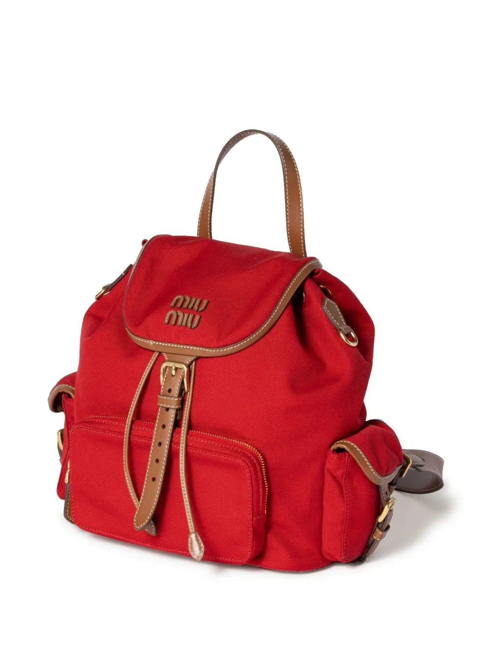 logo-lettering backpack