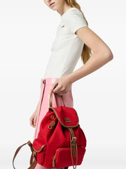 logo-lettering backpack