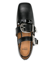 buckle-detail ballet flats