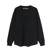 Palm Angels Classic Back Logo Oversized Black L/S T-Shirt