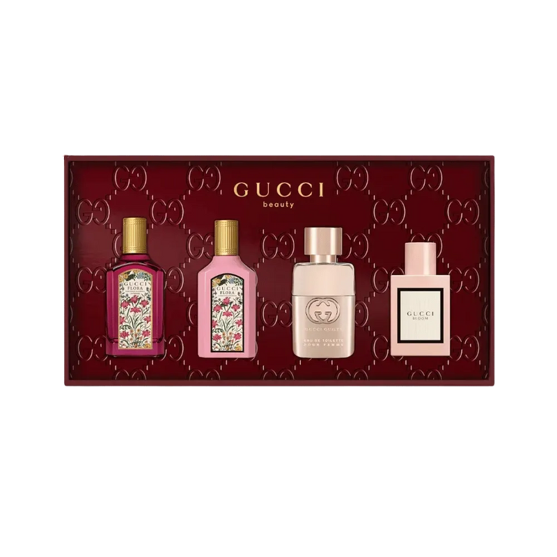 Gucci Mini Luxury Women's Fragrance 4-Piece Gift Set Christmas Limited Edition