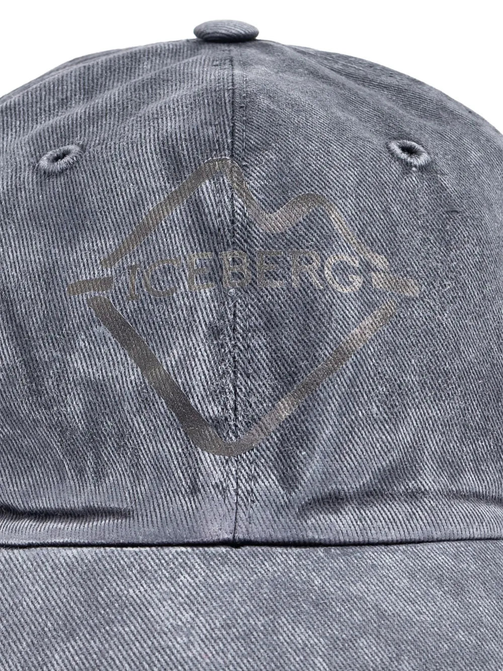 logo-print cap