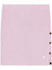 ribbed mini skirt