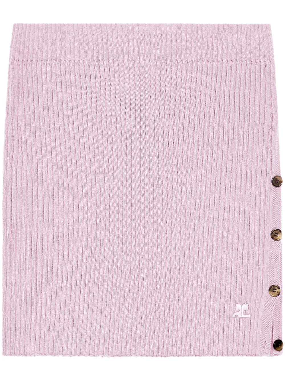 ribbed mini skirt