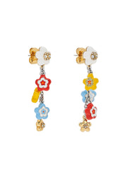 The Enamel Wild Daisy Statement earrings