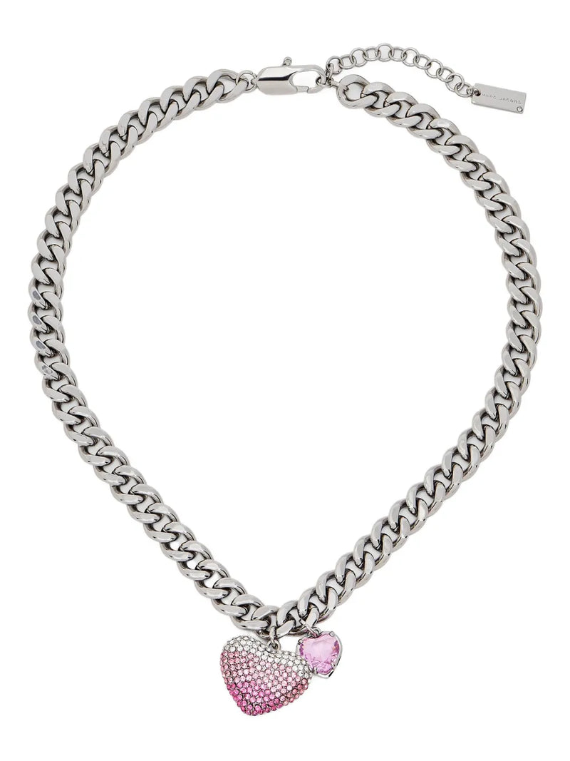 The Pave Ballon Heart necklace