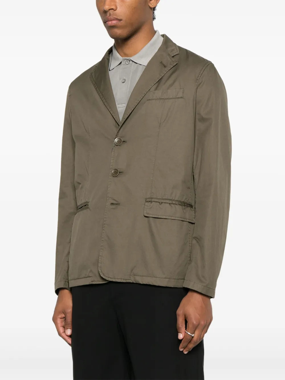 twill blazer