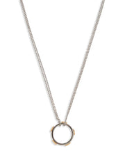 logo charm necklace