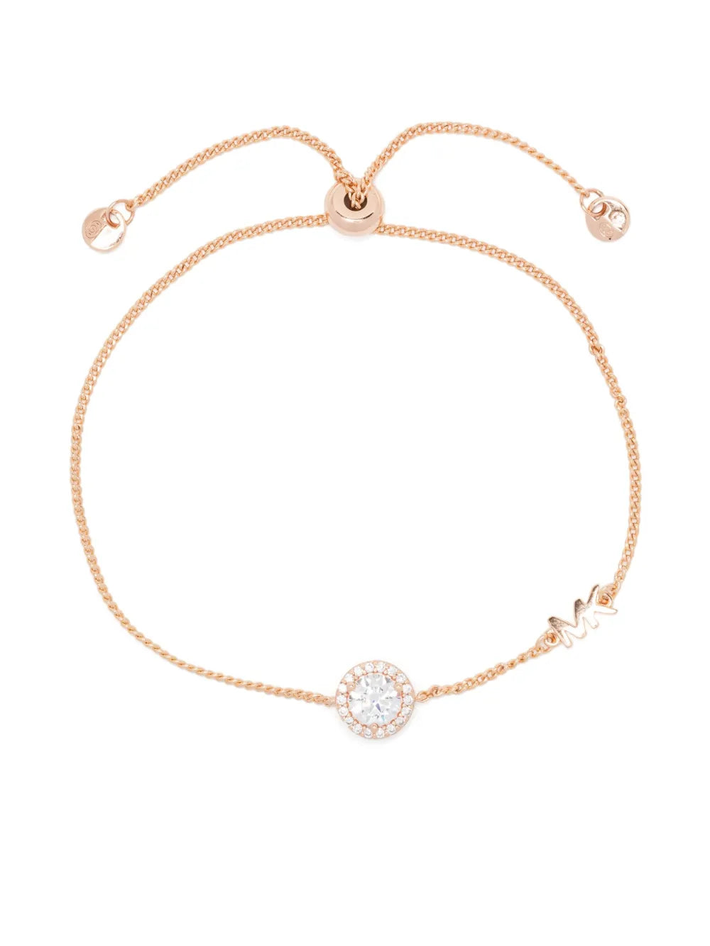 Pavé halo slider bracelet