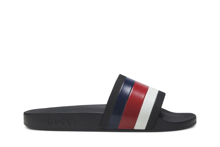 Gucci Pursuit '72 Slide Blue White Stripe