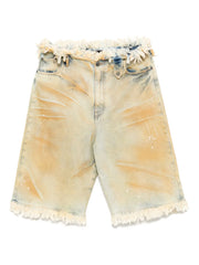 Wide-leg denim jeans