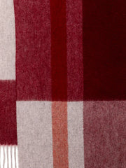 cashmere checked scarf