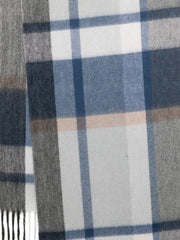 cashmere checked scarf