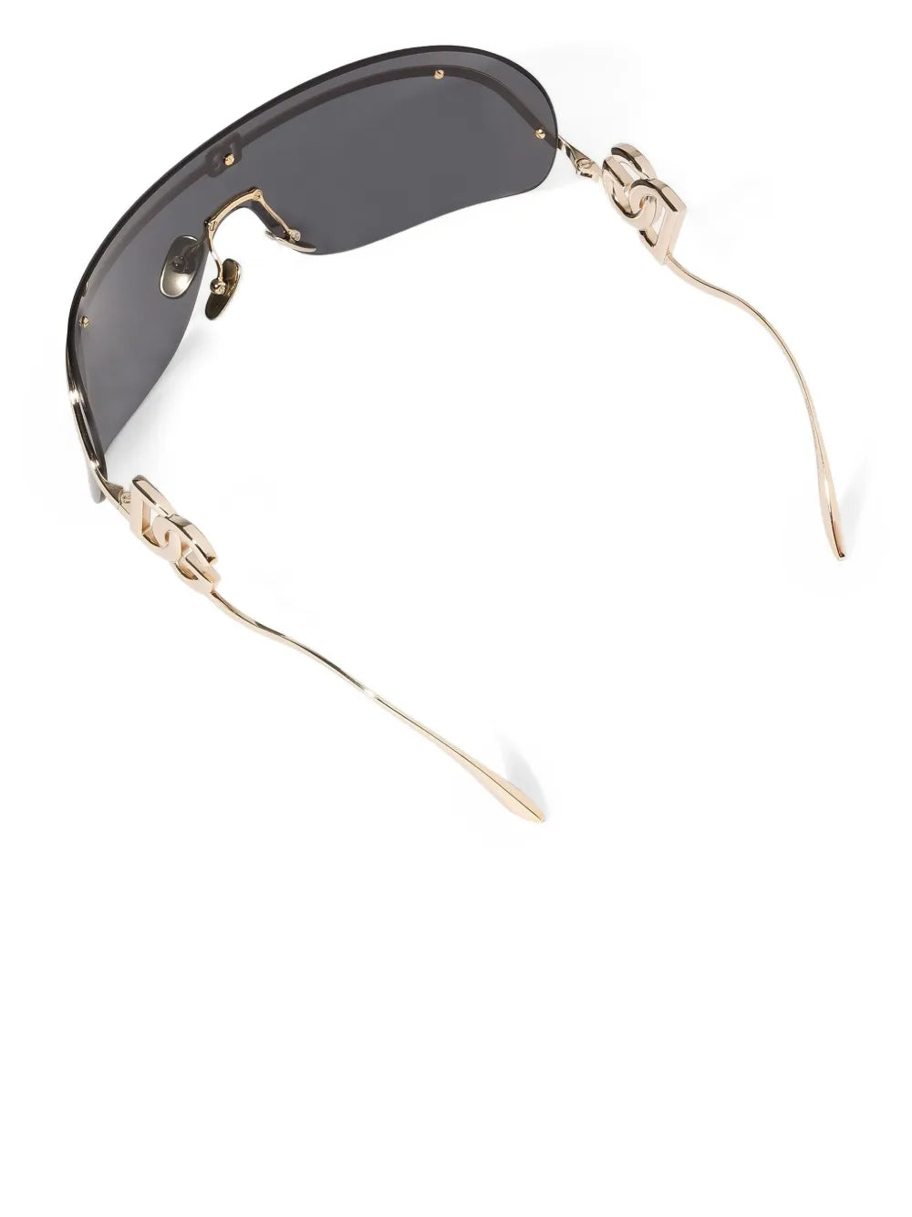 logo-plaque shield-frame sunglasses