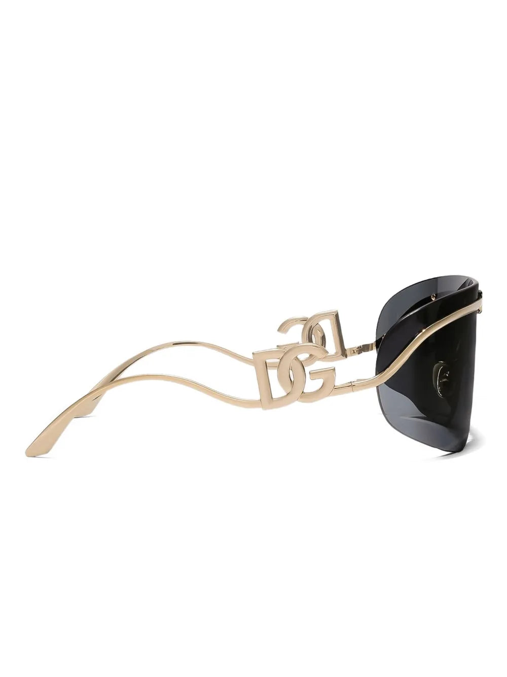 logo-plaque shield-frame sunglasses