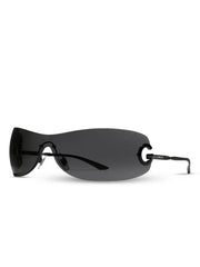 logo-detail wraparound sunglasses