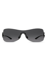 logo-detail wraparound sunglasses