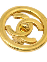 1997 CC turnlock clip-on earrings