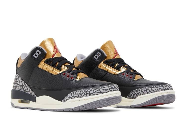 Wmns Air Jordan 3 Retro 'Black Gold'