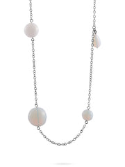pearl-embellished necklace