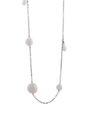 pearl-embellished necklace