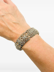 Pre-Owned 1920s Floral Marcasite bracelet