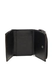 logo-plaque trifold wallet
