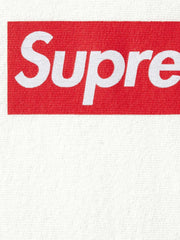 washed box logo SS 25 - White sweatshirt