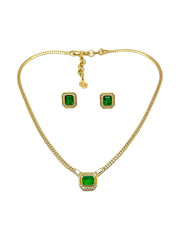 1980s stone-embellished jewellery set