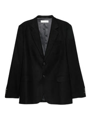 pinstriped blazer